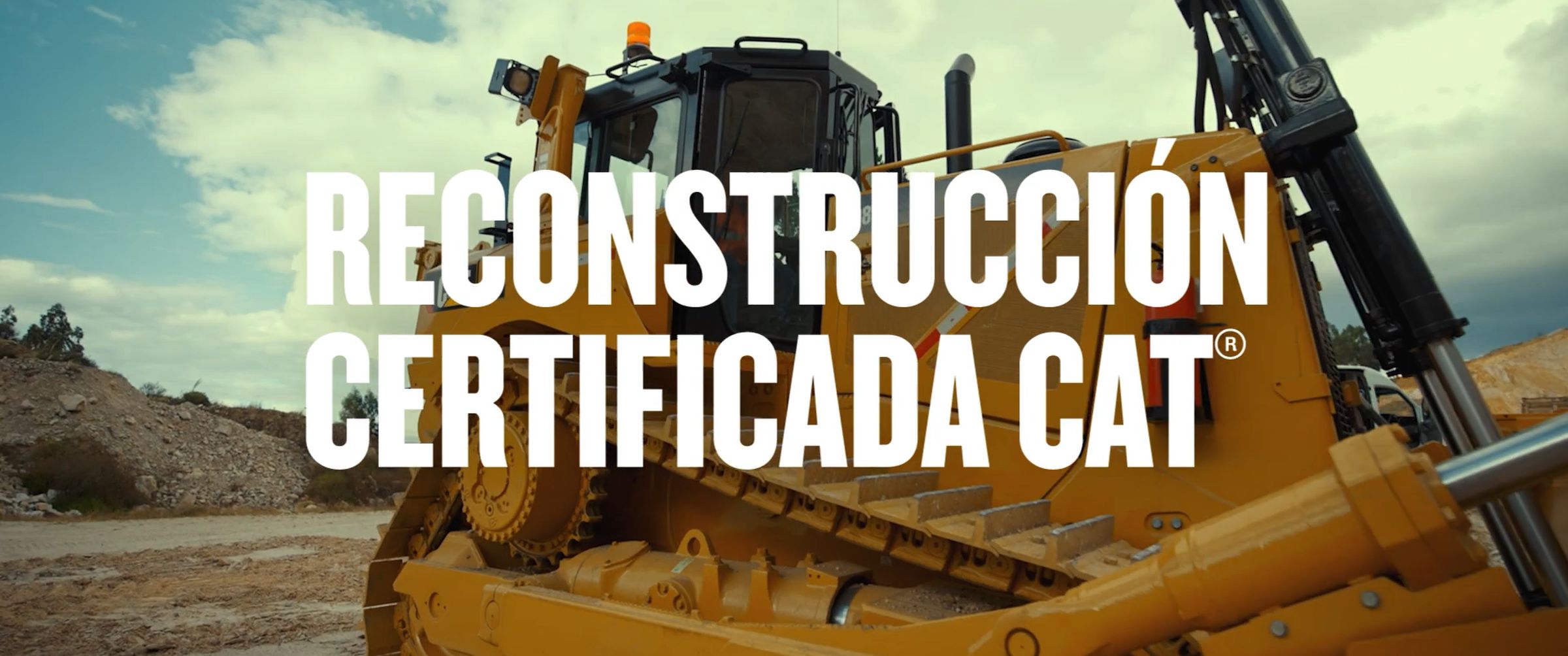 Tractor CAT reconstruido